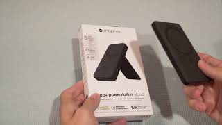 Mophie Snap Powerstation Stand Unboxing  Its A Stand Its A Tripod Mount Oh amp External Battery [upl. by Olim]