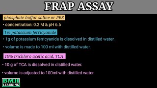 Ferric Reducing Antioxidant Power Assay  FRAP Assay  FRAP Assay For Antioxidant Activity [upl. by Duma]