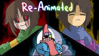 Glitchtale Season 1 Episode 1 Megalomaniac reanimated but the song is sung by Sans‘ REAL voice [upl. by Notreb]