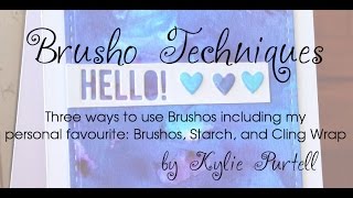 Brusho Techniques [upl. by Zsazsa]