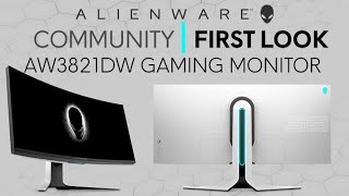 New Alienware AW3821DW Curved Gaming Monitor Community First Look [upl. by Ofella]