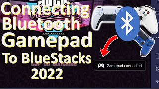 2022 How to Connect Bluetooth Controller to BlueStacks [upl. by Enyrat]