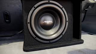 Skar Audio SDR1X10D2 Single 10inch Loaded Subwoofer Enclosure Demo [upl. by Aihsal303]