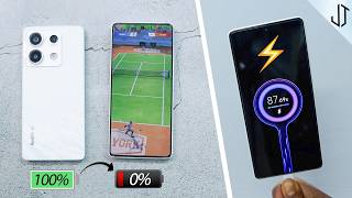 Redmi Note 13 Real Life Battery Drain Test amp Charging Test  Battery champ [upl. by Ydnir]