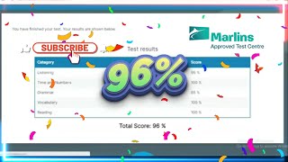 Marlins Test for Seafarer Score 96 [upl. by Erasmus623]