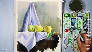 Painting A Realistic Still Life in Watercolor  Episode3 [upl. by Spalding960]