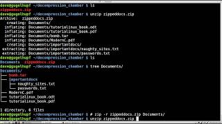 How to Zip and Unzip Directories on Linux [upl. by Esra]