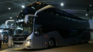 VOLVO 9800 DD AUTOBUS DE DOS PISOS DE LUJO  ExpoForo2018 [upl. by Uohk]