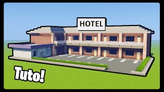 TUTO HOTEL ou MOTEL  MINECRAFT [upl. by Adelaja357]