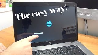 How to enter the BIOS on most HP EliteBook laptops  The easy way [upl. by Eyaj956]