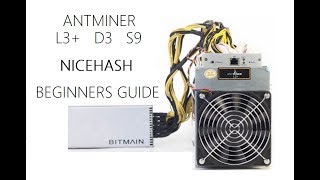 Setup your Antminer  ALL MODELS  Nicehash Beginners Guide [upl. by Leicam]