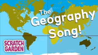 The Geography Song  Globe vs Map Song  Scratch Garden [upl. by Naret]