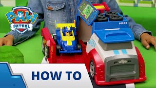 PAW Patrol  Mobile Pit Stop How to Play  Ready Race Rescue  PAW Patrol Official amp Friends [upl. by Ahsead]