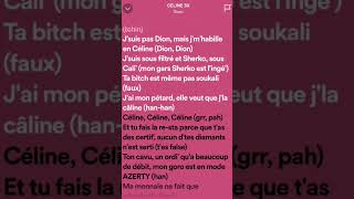 Gazo  CELINE 3X Paroles Lyrics [upl. by Alimak]