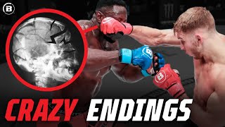 KNOCKOUTS INCOMING 👊💥  Crazy Fight Finishes 🤯  Bellator MMA [upl. by Tris105]