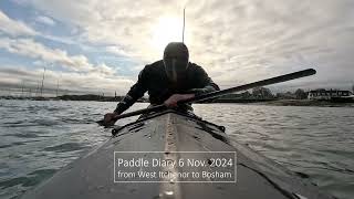 where I paddle amp roll West Itchenor to Bosham Chichester Harbour [upl. by Etac]