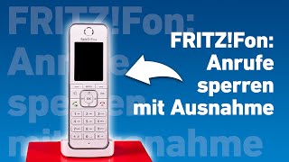 Nervige Anrufe sperren mit Ausnahmen  Frag FRITZ [upl. by Siana]