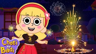 Aayi Diwali  Diwali Songs For Kids  Hindi Kids Songs  Choti Aur Badi [upl. by Wasson]