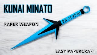 Making a Paper KUNAI Inspired by Naruto  From Anime to Reality [upl. by Sosna]