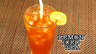 Restaurant Style Iced Tea  How To Make Lemon Ice Tea At Home  Cream amp Curry [upl. by Irmgard]