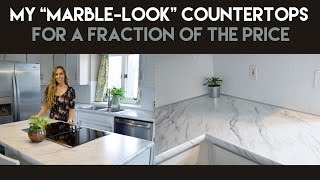 My MarbleLook Countertops for a Fraction of the Price [upl. by Herodias]