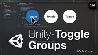 How to create Toggle Groups in Unity [upl. by Riggall]