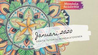 Mandala ontwerp januari 2020 [upl. by Hamas]