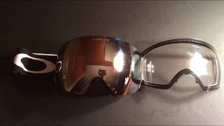 How To Change Lenses On Oakley Flight Deck Goggles [upl. by Seta]