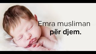 Emra musliman për djem  A [upl. by Suoicerp]