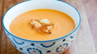 Easy Creamy Vegetable Soup Recipe [upl. by Rayham]