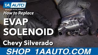 How to Replace EVAP Solenoid 0713 Chevy Silverado [upl. by Kitty212]