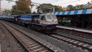 PUNEMUMBAI INDRAYANI EXPRESS PASSES MAJESTICALLY SHIVAJI NAGAR STN [upl. by Llib601]