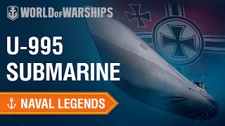 ⚓ Naval Legends Marathon Submarine U995  🔊 Now in 6 languages [upl. by Leahcimsemaj980]