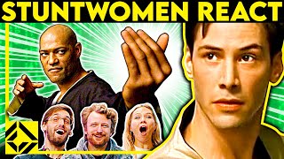 Stuntwomen React to Bad amp Great Hollywood Stunts 9 [upl. by Olegnad324]