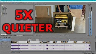 5x quieter generator or compressor sound reduction quiet box [upl. by Jadd]