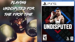 PLAYING BRAND NEW UNDISPUTED BOXING ON LAUNCH DAY PS5 GAMEPLAY [upl. by Robbin]