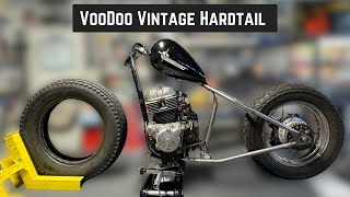 Honda Rebel 250 Bobber Build Part 2  VooDoo Vintage Hardtail Install [upl. by Asela]