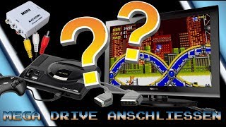 Retro Konsole an modernen Fernseher anschließen  Anleitung für SEGA Mega Drive [upl. by Braca]