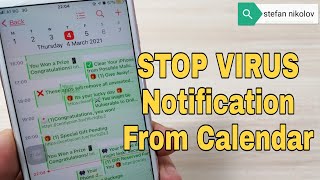 How to Remove iPhone spam calendar virus Easy Method [upl. by Mamoun140]