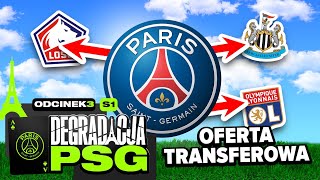 Pierwsze OKNO TRANSFEROWE 3S1 Degradacja PSG FC 25 [upl. by Ayekel]