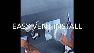 Mobile Home Vent Install how to [upl. by Alakim781]