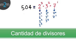 Cantidad de divisores de un número [upl. by Aman]