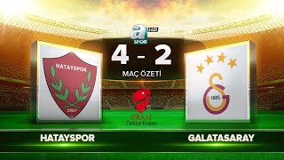 Hatayspor 42 Galatasaray  Maç Özeti HD [upl. by Ruenhcs84]