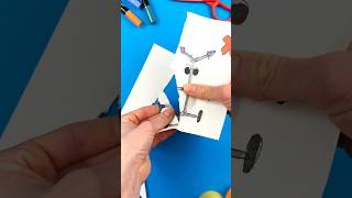 Making Paper Craft Trick with Creature from Banban 🔥papercraft trick tricks trickshots banban [upl. by Adkins]