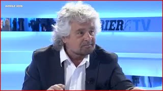 Beppe Grillo intervista al Corriere della Sera [upl. by Adnahcal]