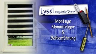 LYSEL quotGrandequot Doppelrollo ohne Bohren amp mit Pendelsicherung befestigen [upl. by Aziram921]