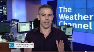 The Weather Channel Josh Morgerman on Hurricane ODILE [upl. by Lehteb]