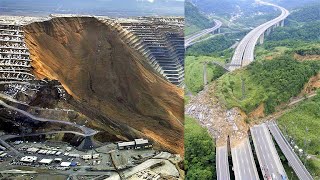 10 Massive Landslides Caught on Camera [upl. by Alenoel]