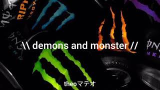 347AIDAN  demons and monsters  letra en español [upl. by Oigimer]