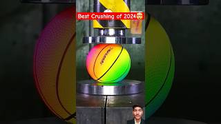 Hydraulic Press Vs Rubber Ball shorts satisfying hydraulicpress [upl. by Goodson474]